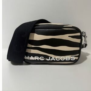 NWT MARC JACOBS ZEBRA PRINT BOLD FLASH CAMERA BAG